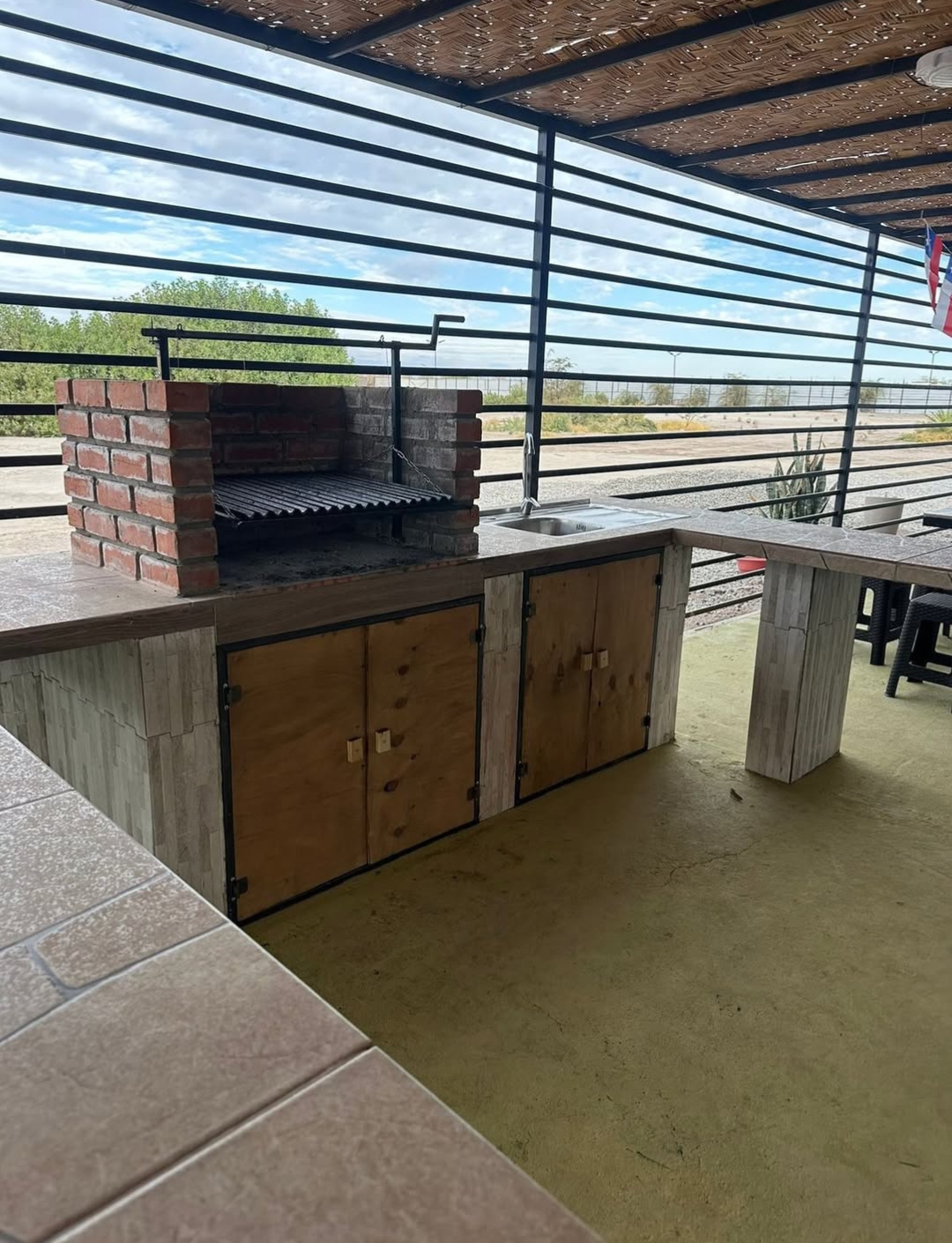 Parrilla equipada